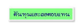ต้นทุนและผลตอบแทน