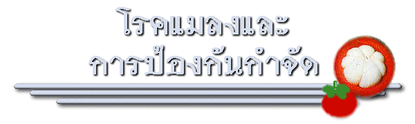 โรคแมลงและการป้องกันกำจัด