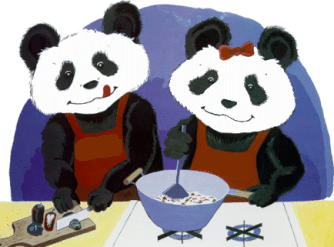 panda cooking