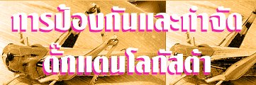 การป้องกันและกำจัดตั๊กแตนโลกัสต้า